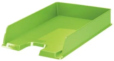 Esselte Europost Vivida Bandeja Portadocumentos Vertical A4 Color Verde con Etiqueta Identificativa