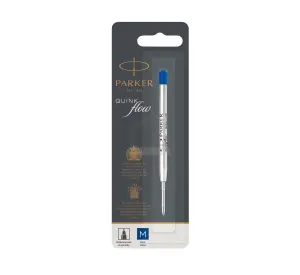 Parker Recambio Bolígrafo Quink Flow Azul Punta Media Blister