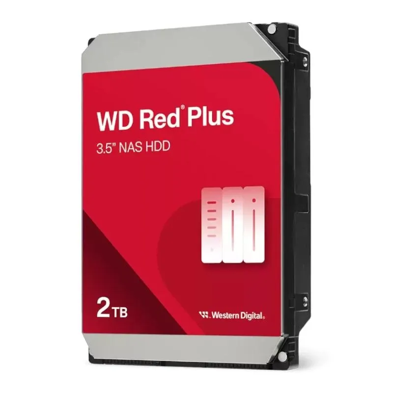 Western Digital Red Plus 2TB SATA 6G NAS Hard Drive Reacondicionado WD20EFPX