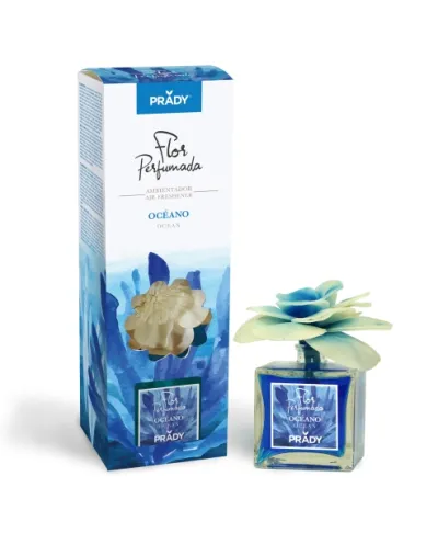 Prady Ambientador Floral Oceano 90ml en Frasco de Cristal