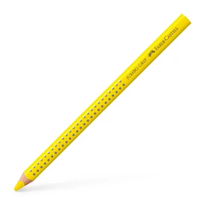Faber Castell Lápices De Colores Jumbo Grip Unicolor Amarillo Cadmio