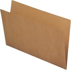 Fade Subcarpetas Simples A4 Cartulina Kraft 230g/m2 Ecolabel Color Marrón