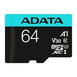 A-DATA microSDXC UHS-I U3 64GB con Adaptador
