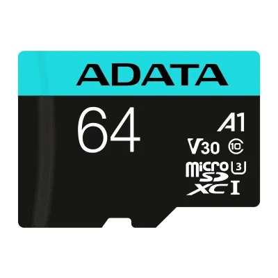 A-DATA microSDXC UHS-I U3 64GB con Adaptador