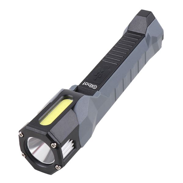 Elbat Eb0566 Linterna De Trabajo Led 1000Lm - Cabezal Rotativo 90º - Bateria De 2000Mah - Color Negro