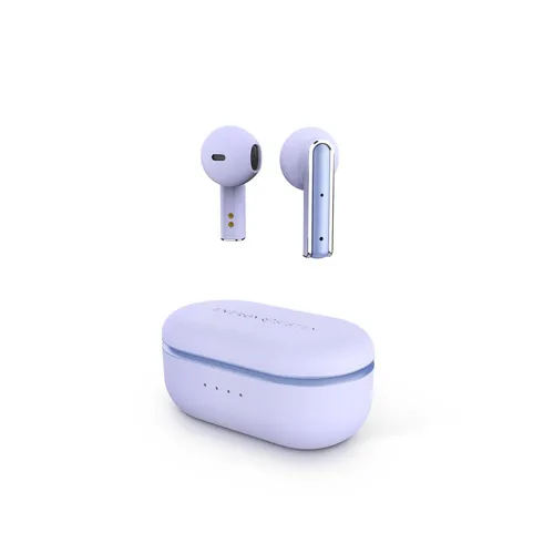 Auricular Intrauditivo Bluetooth Energy Sistem Style 4 Tws Violet Esmart Voice Assistant, Caja De Carga,