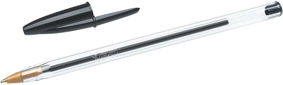 Bic Cristal Original Bolígrafo de Bola 1.0mm Punta Redonda Tinta Negra