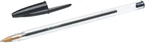 Bic Cristal Original Bolígrafo de Bola 1.0mm Punta Redonda Tinta Negra