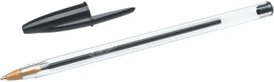 Bic Cristal Original Bolígrafo de Bola 1.0mm Punta Redonda Tinta Negra