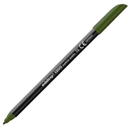 Edding Rotulador 1200 Punta Fina Verde Oliva