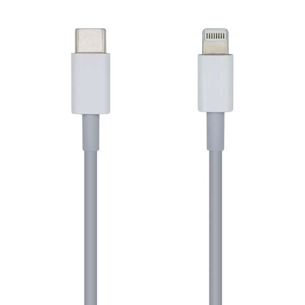 Aisens Cable Lightning A Usb-C Usb 2.0 - Lightning/M-Usb-C/M - 2.0M - Color Blanco