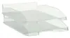 Archivo 2000 Bandeja Apilable 3 Posiciones Fondo Liso DIN A4 345x255x60 mm Cristal Transparente