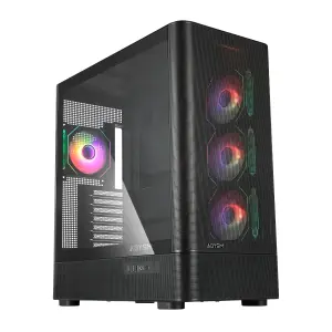 Abysm Danube Sava H500 II Caja Torre ATX/ITX/Micro ATX con Lateral de Cristal Templado y 4 Ventiladores ARGB