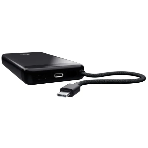 Trust Fiera Powerbank 20000Mah - Usb Type-C - Pantalla Led - 20W Carga Rapida - Color Negro