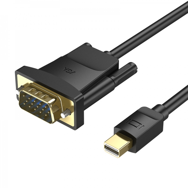 Vention Cable Mini Dp Macho A Vga Hembra - 1M - Color Negro