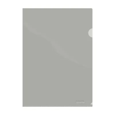 Dohe Dossier Uñero Premium A4 210x297mm Polipropileno Translúcido 180 Micras Gris