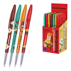 ErichKrause Bolígrafo Stick Cheat Meal 0.26mm Tinta Baja Viscosidad Color Azul