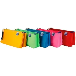 Oxford Kangoo Kids Estuche Portatodo Doble Poliéster Colores Surtidos