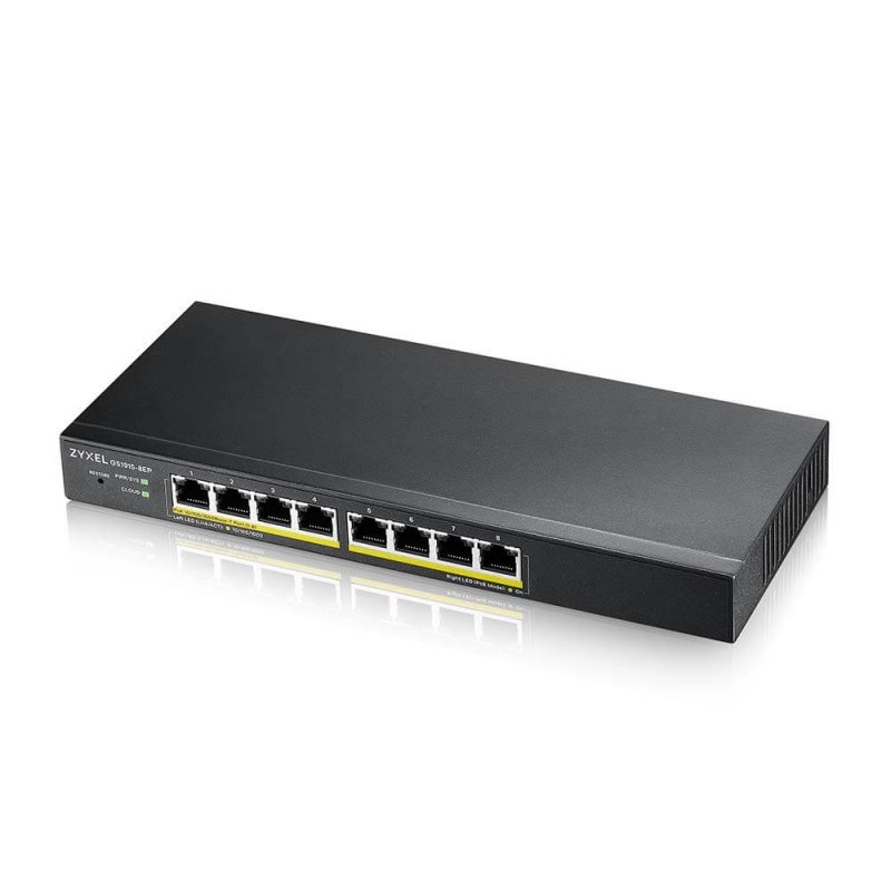 Zyxel Gs1915-8Ep Smart Switch 8Xgbe Poe 60W Nebula