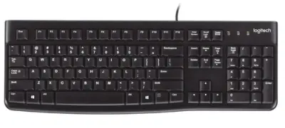 Logitech K120 Teclado USB Ergonomía y Durabilidad para Negocios