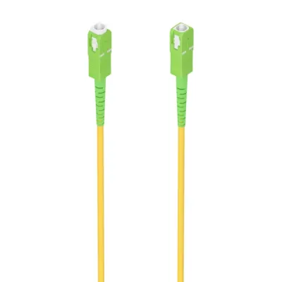 Aisens Cable Fibra Óptica G657A2 3.0 9/125 SMF Simplex SC/APC - 20M - Amarillo