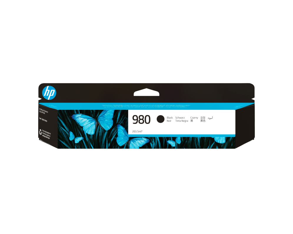 Hp Cartucho De Tinta Original 980 Negro