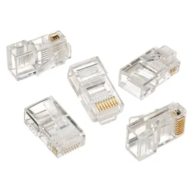 Gembird Conector RJ45 Cat.5 UTP Sólidos - Paquete de 100 Unidades