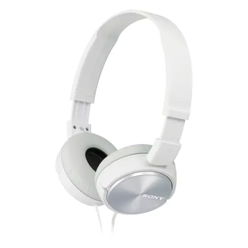 Sony MDR-ZX310AP Auriculares Compactos con Micrófono Integrado y Control Remoto Blanco 1.2m Jack 3.5