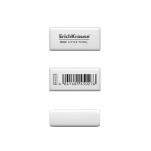 ErichKrause Nice Little Thing Borrador de Dureza Media - Blanco