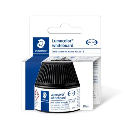 Staedtler Bote de Tinta para Rotulador Lumocolor 351 - 30ml - Negro