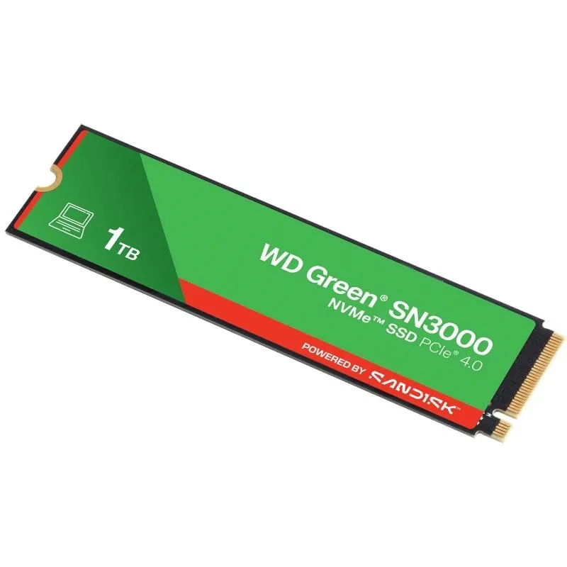 Western Digital Green SN3000 1TB SSD - PCIe 4.0 x4 (NVMe)