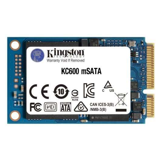 Kingston Kc600 Disco Duro Solido Ssd 512Gb Sata3 Msata 3D Tlc Nand