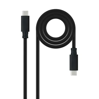 Nanocable Cable Usb 3.1 Gen2 5A Usb-C/M-Usb-C/M 0.5M - Color Negro