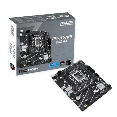 Asus PRIME B760M-F MicroATX Placa Base 2xDDR5 M.2 PCIe 4.0 SATA III HDMI