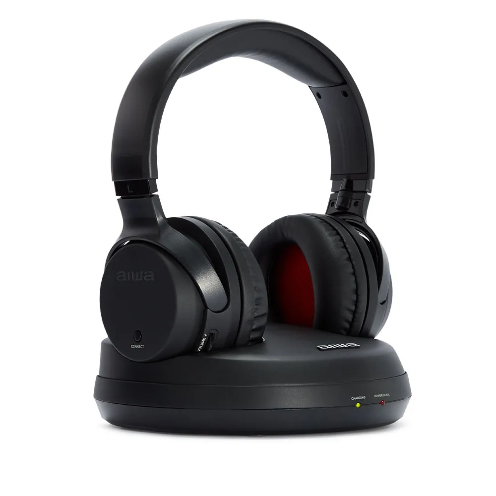 Aiwa WHF-880 Auriculares Hi-Fi Inalámbricos con Conexión RCA, Alcance 100m