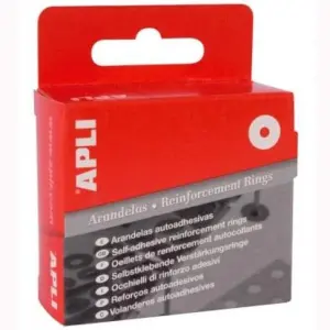 Apli Arandelas De Refuerzo Autoadhesivas 13mm Translúcidas Caja 200 Unidades