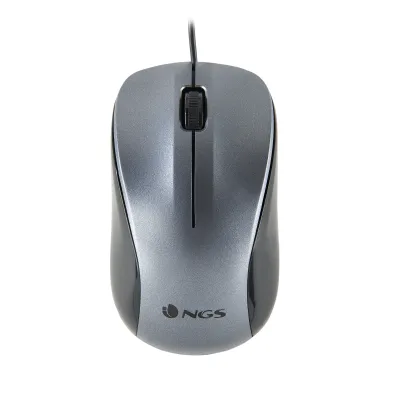 Mouse Ngs Crew Gray Con Cable De 1200 Dpi - Precisión Y Estilo