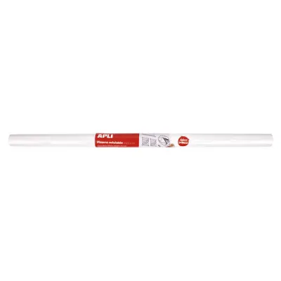 Apli Pizarra Blanca Adhesiva en Rollo 675x1000 - Fácil de Cortar y Pegar