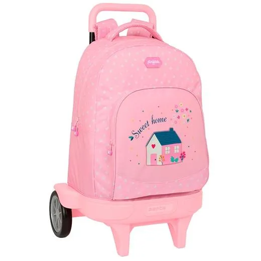 Safta Mochila Grande C/Ruedas Compact Evolution Extraíble Glowlab Kids "Sweet Home"