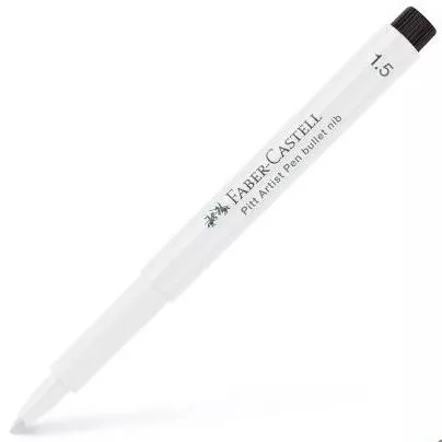 Faber Castell Rotulador Permanente Pitt Artist Pen Punta Redonda 1,5Mm Blanco