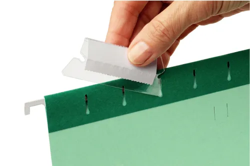 Esselte Visor Flexibles Con Etiqueta Para Carpetas Colgantes Classic 5Cm Transparente Bolsa -25U-