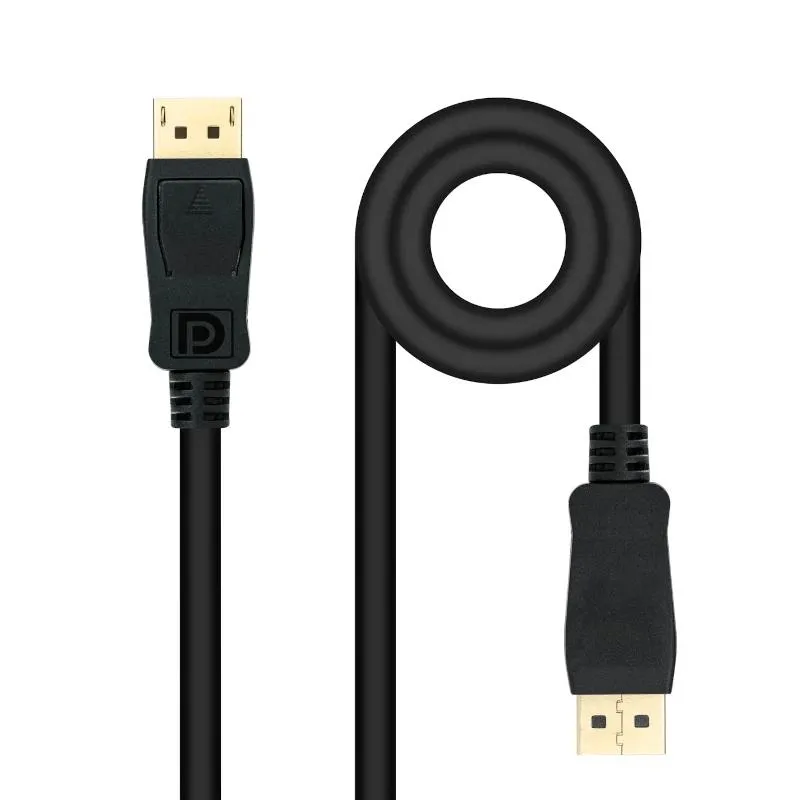 Nanocable Cable DisplayPort 1.4 DP/M a DP/M 5m Soporta Resoluciones hasta 8K Negro