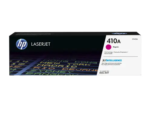 HP Tóner Magenta LaserJet Pro 410A para M452DN, M452NW, M377DW, M477FDN, M477FDW, M477FNW