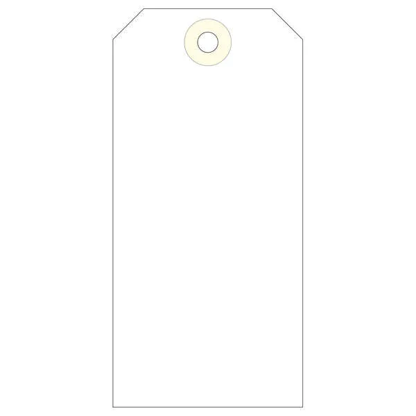 Apli Pack De 1.000 Etiquetas Con Arandela 120X57Mm - Cartulina De 160G/M² - Arandela Reforzada - Color Crema