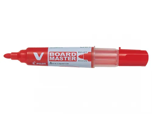 Pilot Rotulador Pizarra Blanca V Board Master Recargable Rojo