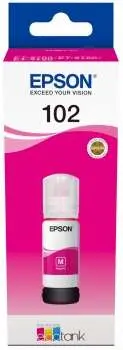 Epson Tinta Bote Magenta Nº 102 para Ecotank ET-2700, 2750, 3700, 3750, 4750