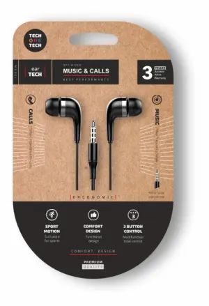 TechOneTech Soft EearTech Auriculares Intraurales con Micrófono