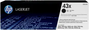 HP Cartucho Original Tóner Negro Alto Rendimiento 43X LaserJet