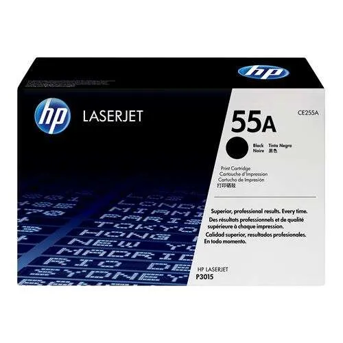 Hp Ce255A Negro Cartucho De Toner Original - 55A
