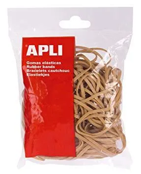 Apli Goma Elástica Marrón Caucho 100X2mm 1kg